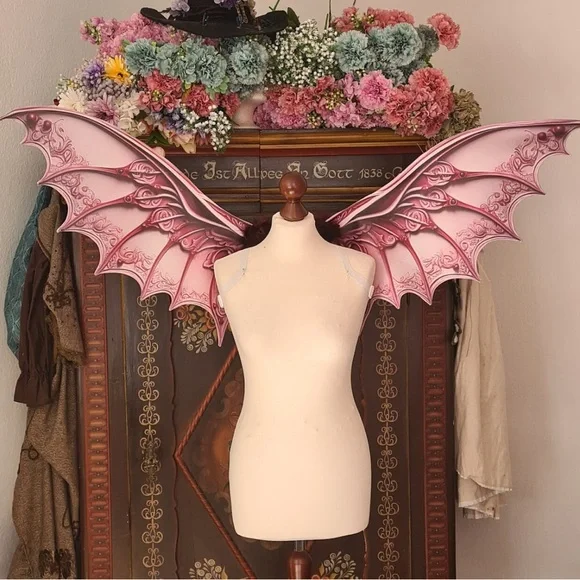 Cosplay/Halloween/Renaissance Faire/LARP Bat/Fairy Wings - Adult - Picture 3 of 3